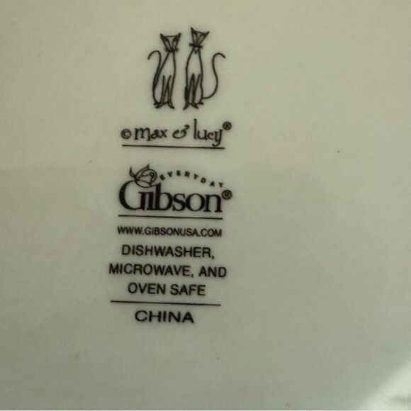 Gibson Everyday Mac & Lucy Cat Mug with Handle Coffee Mug Tea - Picture 7 of 7